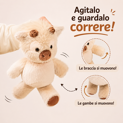Il peluche della mucca che corre - Pulshino™