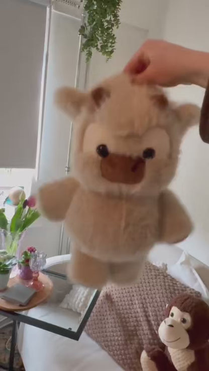 Il peluche della mucca che corre - Pulshino™